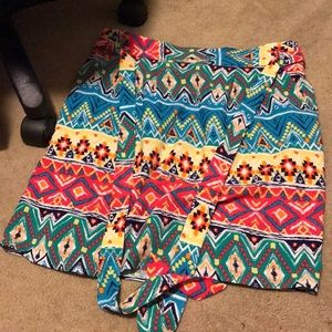 Skirt with Pockets and a Bow